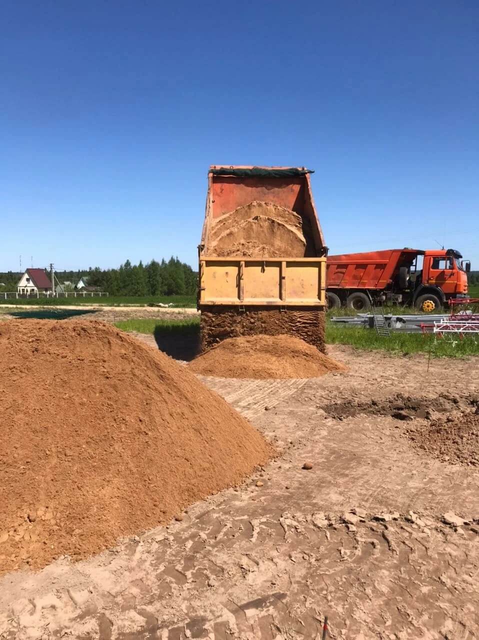 Доставка песка в Ольшаники