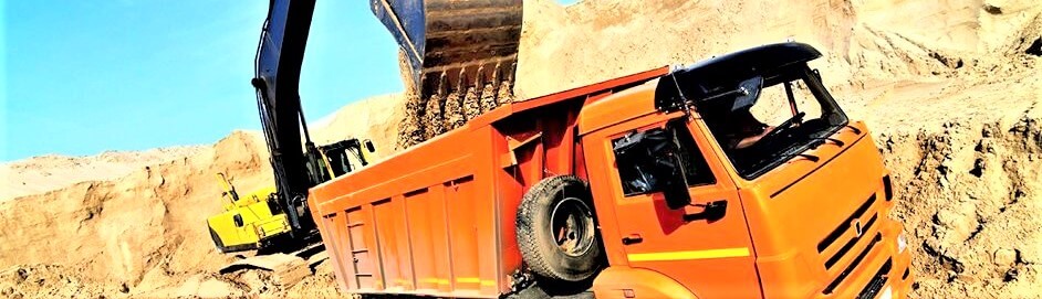 Доставка песка в Вырицу и массив Новинка